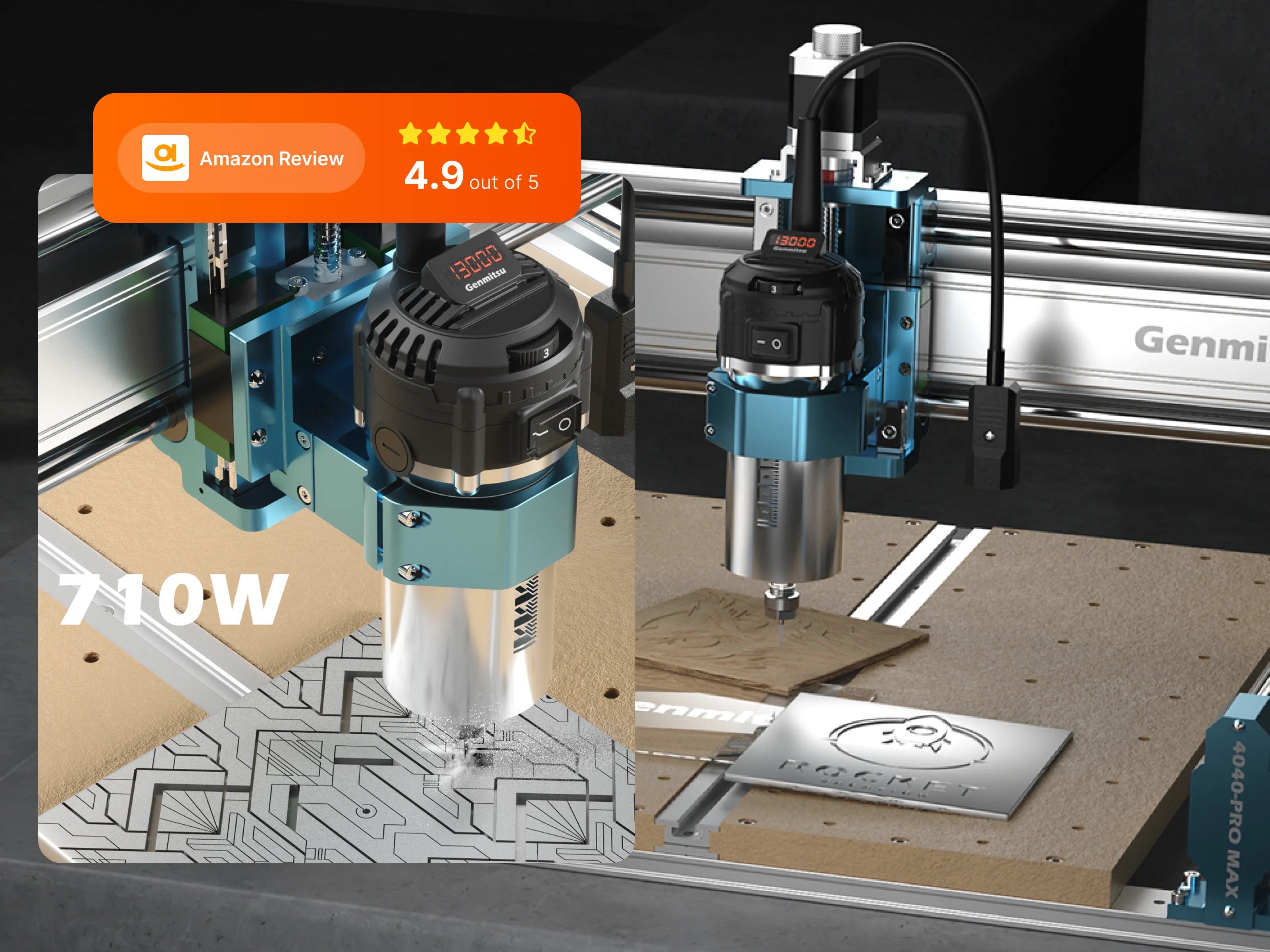 4040-PRO MAX Router Machine, Enhanced XZ Axis, Ultimate Crafting Power