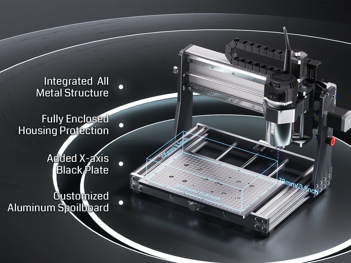 Solid all-metal construction, the 3020-PRO Ultra router