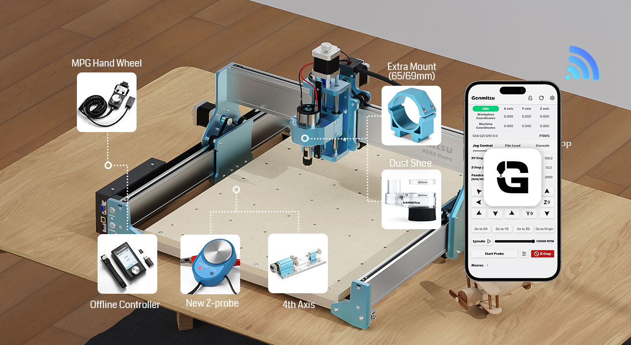 Genmitsu 4040 RENO Desktop Router Machine